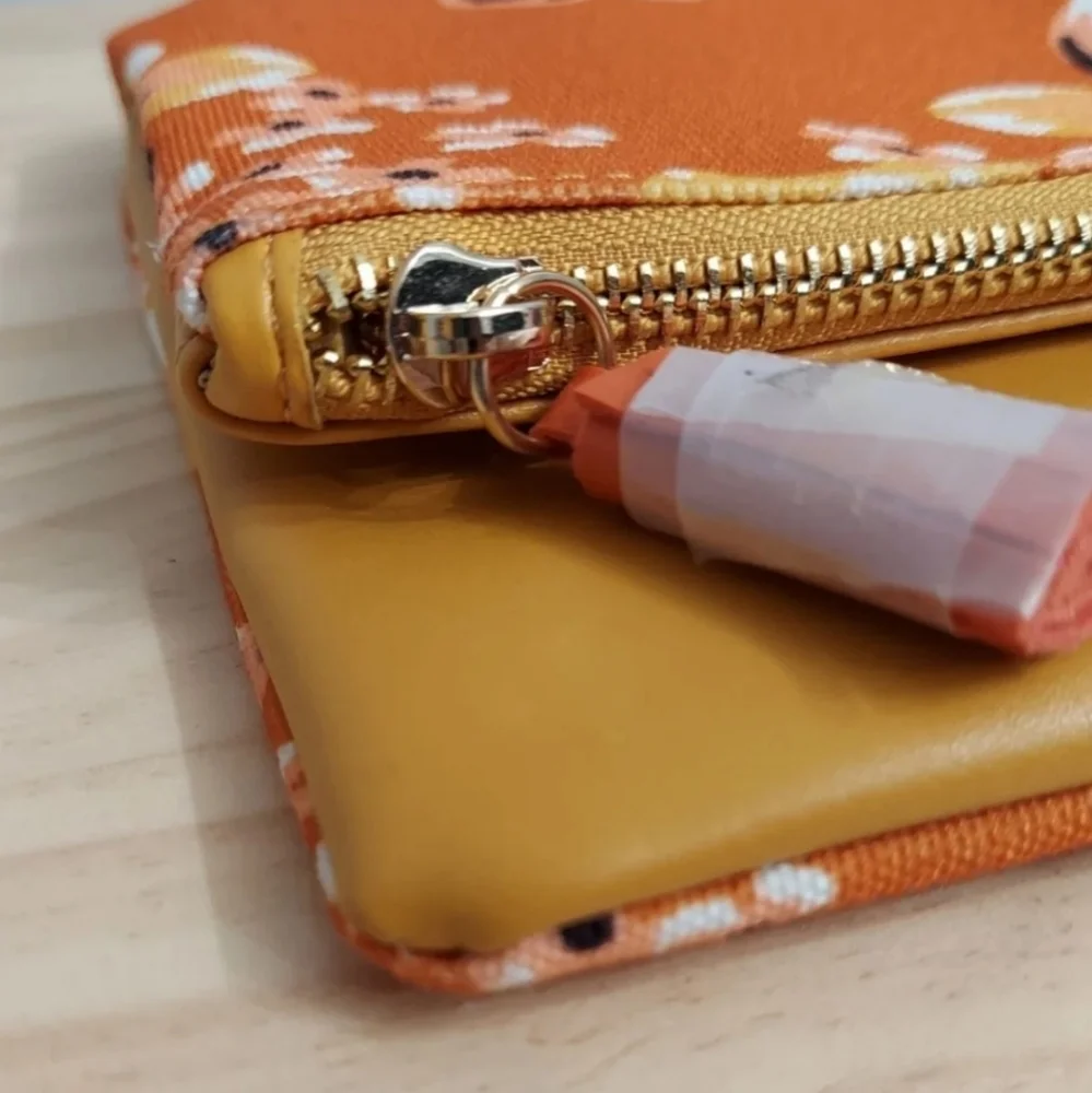 NWOT Rachel Pally Anthropologie Zahara Vegan Clutch Orange Floral